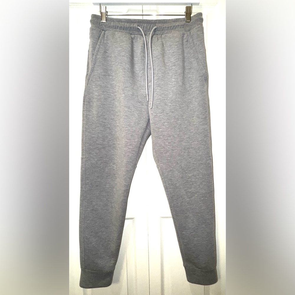 AE American Eagle Scuba Joggers Gray Zip Pocket Athleisure Unisex S